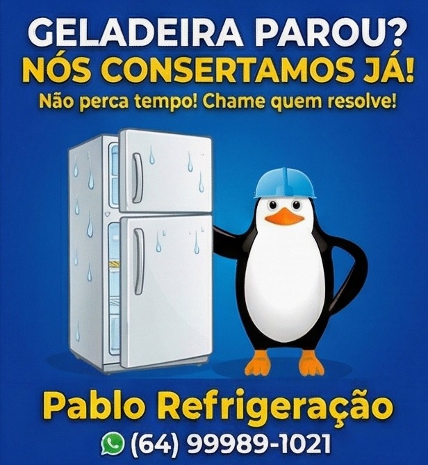 Pablo Refrigeração - Geladeira Parou Nós Consertamos Já